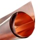 1pc 99.99% Pure Copper Metal Safe Sheet Foil For Handicraft Aerospace 0.1x200x500mm