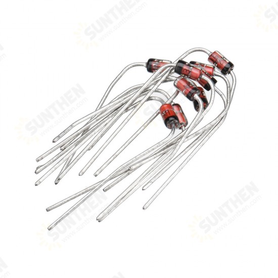 200Pcs 1N4728~1N4737 1W Axial Leads Through Hole Power Diode Assorted Assortment Box Kit Set