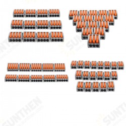 2/3/4/5-Pin Wire Connector Terminal Blocks Push-in Conductor Threader Splitter