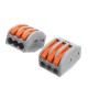 2/3/4/5-Pin Wire Connector Terminal Blocks Push-in Conductor Threader Splitter