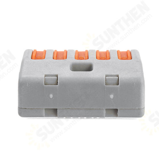 2/3/4/5-Pin Wire Connector Terminal Blocks Push-in Conductor Threader Splitter