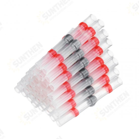 250 Pcs Heat Shrink Butt Terminals Solder Seal Sleeve Wire Connector Waterproof Wire Connector Terminal