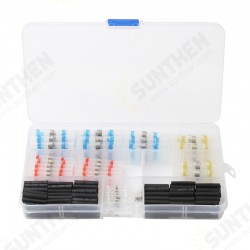 250pcs Waterproof Heat Shrink Tube Butt Terminals Solder Seal Sleeve Wire Connectors 250pcs Waterproof Heat Shrink Tube Butt Terminals Solder Seal Sleeve Wire Connectors