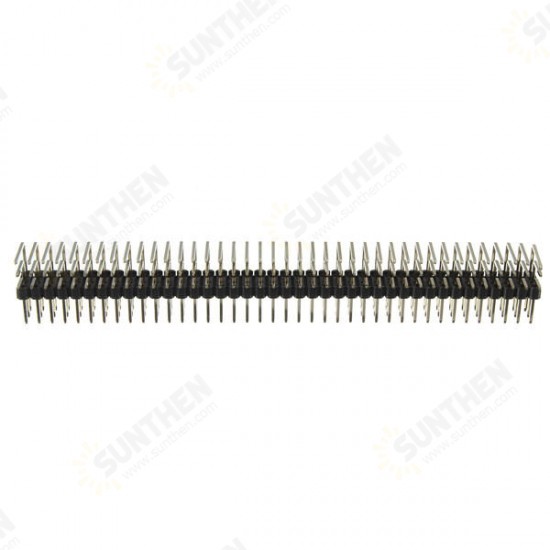 2.54mm 3x40P Male Pins Three Row Right Angle Pin Header