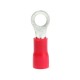 25pcs Red Rubber PVC Terminals Insulated Ring Connector RC 0.5-1.5mm2