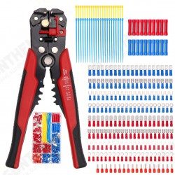 260PCS Crimp Cable Terminals Set Kit Heat Shrink Insulated Wire Electrical Connector Assorted Box with Wire Stripping Plier