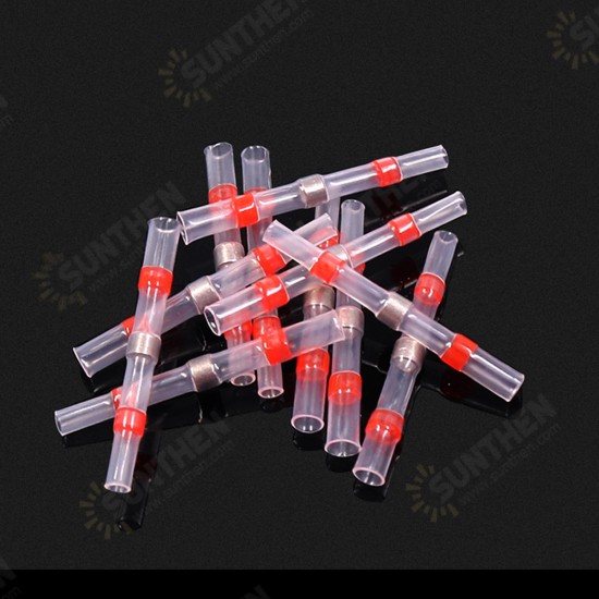 260PCS Sleeve Heat Shrink Tube Butt Waterproof Wire Splice Connectors