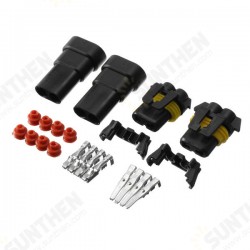 2PCS 9005 9006 HB4 HB3 Female Bulb Terminals Connectors Male HID Xenon Light Socket Plug Set