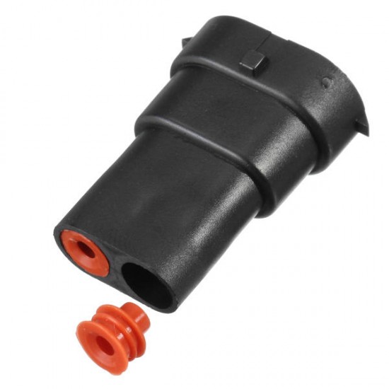 2PCS H8 H9 H11 880 881 Male Connector HID/LED Plug Socket Adaptor Wiring Harness Waterproof