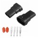 2PCS H8 H9 H11 880 881 Male Connector HID/LED Plug Socket Adaptor Wiring Harness Waterproof