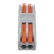 2Pin Wire Docking Connector Terminal Block Universal Quick Terminal Block SPL-2 Electric Cable Wire Connector Butt Joint Cable Connector 0.08-4.0mm2