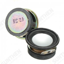 2pcs 1.5inch 4Ohm 3W Full Range Audio Speaker Stereo Loudspeaker