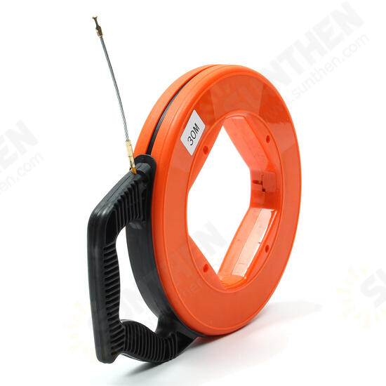 30M Fiberglass Fish Tape For Pulling Wire and Cable 30M Fiberglass Fish Tape For Pulling Wire and Cable