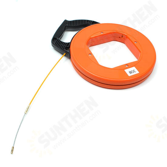 30M Fiberglass Fish Tape For Pulling Wire and Cable 30M Fiberglass Fish Tape For Pulling Wire and Cable
