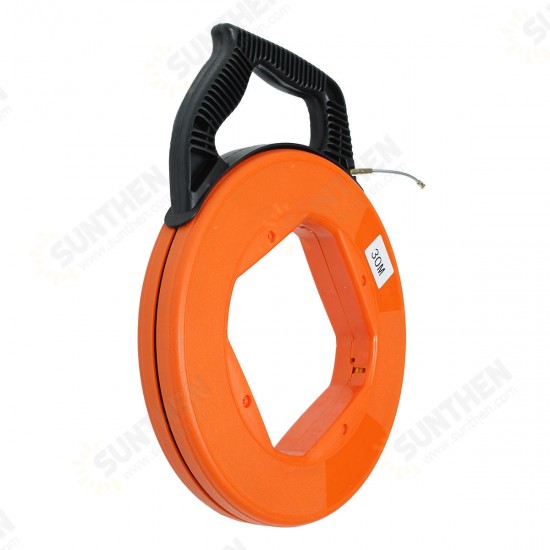 30M Fiberglass Fish Tape For Pulling Wire and Cable 30M Fiberglass Fish Tape For Pulling Wire and Cable