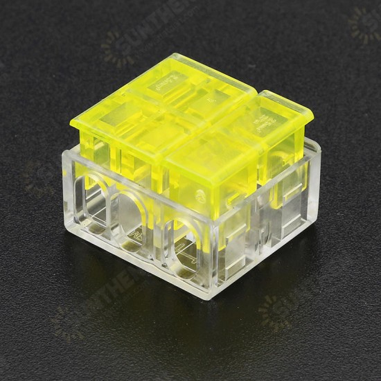 3Pin 1 Way Series Wire Connector Flame Retardant Terminal Block Electric Cable Terminal