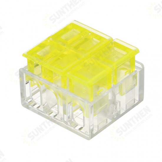 3Pin 1 Way Series Wire Connector Flame Retardant Terminal Block Electric Cable Terminal