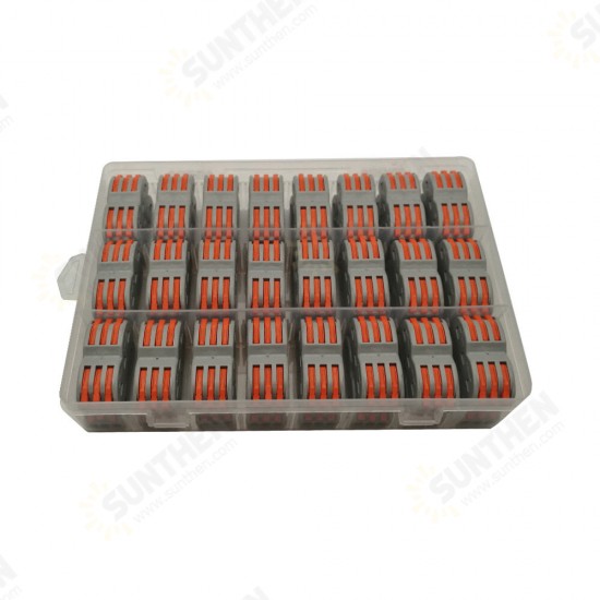 48Pcs Electrical Wiring Household 3PIN Docking Connector Electrical Connectors Wire Terminal Block Universal Electrical Wire Connector 48Pcs Electrical Wiring Household 3PIN Docking Connector Electrical Connectors Wire Terminal Block Universal Electrical Wire Connector