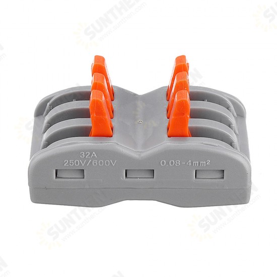 48Pcs Electrical Wiring Household 3PIN Docking Connector Electrical Connectors Wire Terminal Block Universal Electrical Wire Connector 48Pcs Electrical Wiring Household 3PIN Docking Connector Electrical Connectors Wire Terminal Block Universal Electrical Wire Connector