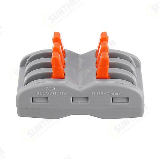 48Pcs Electrical Wiring Household 3PIN Docking Connector Electrical Connectors Wire Terminal Block Universal Electrical Wire Connector