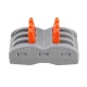 48Pcs Electrical Wiring Household 3PIN Docking Connector Electrical Connectors Wire Terminal Block Universal Electrical Wire Connector 48Pcs Electrical Wiring Household 3PIN Docking Connector Electrical Connectors Wire Terminal Block Universal Electrical Wire Connector