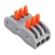 48Pcs Electrical Wiring Household 3PIN Docking Connector Electrical Connectors Wire Terminal Block Universal Electrical Wire Connector 48Pcs Electrical Wiring Household 3PIN Docking Connector Electrical Connectors Wire Terminal Block Universal Electrical Wire Connector