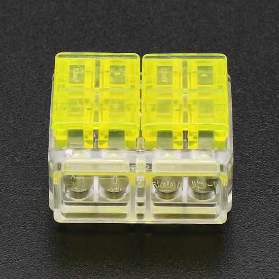 4Pin Wire Connector Flame Retardant Terminal Block Electric Cable Connector
