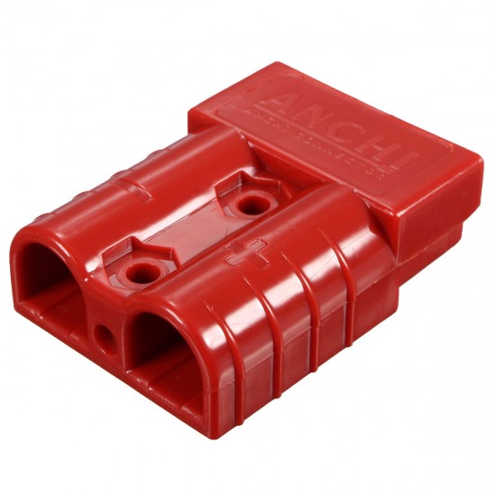 50A 8AWG Battery Quick Connector Plug Connect Disconnect Winch Trailer Red Grey