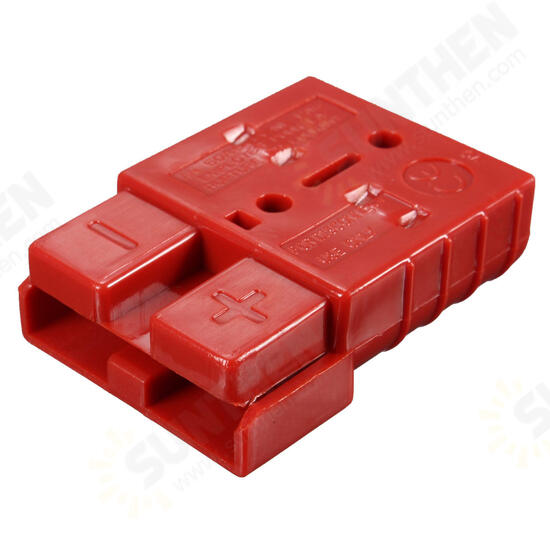 50A 8AWG Battery Quick Connector Plug Connect Disconnect Winch Trailer Red Grey