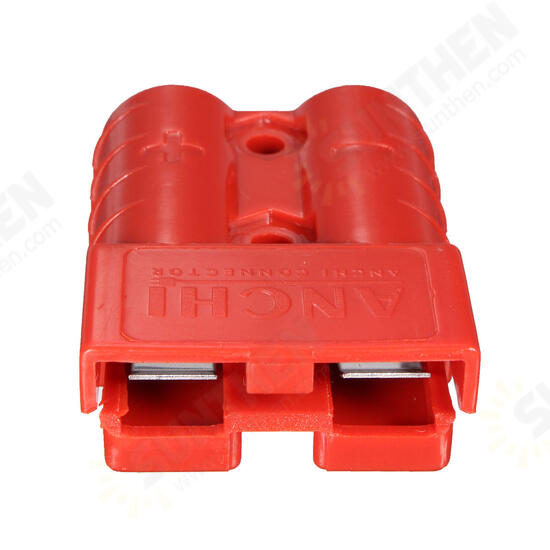 50A 8AWG Battery Quick Connector Plug Connect Disconnect Winch Trailer Red Grey