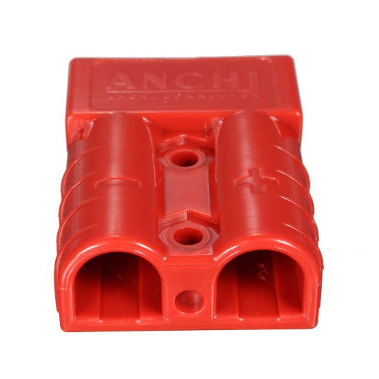 50A 8AWG Battery Quick Connector Plug Connect Disconnect Winch Trailer Red Grey