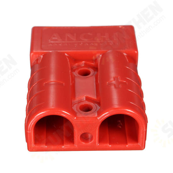 50A 8AWG Battery Quick Connector Plug Connect Disconnect Winch Trailer Red Grey