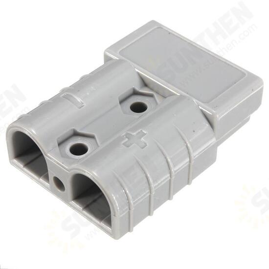 50A 8AWG Battery Quick Connector Plug Connect Terminal Disconnect Winch Trailer Grey