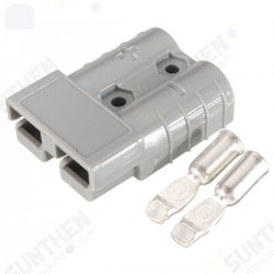 50A 8AWG Battery Quick Connector Plug Connect Terminal Disconnect Winch Trailer Grey 50A 8AWG Battery Quick Connector Plug Connect Terminal Disconnect Winch Trailer Grey