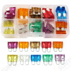 50Pcs 3A-40A Colour Medium Blade Fuses Assortment Kit -10 Sizes
