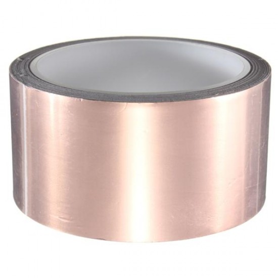 5cmX10m Copper Foil Tape Single Conductive EMI Shielding Adhesive