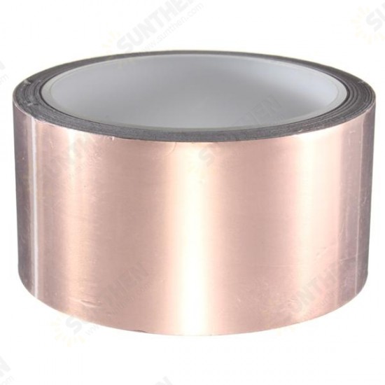 5cmX10m Copper Foil Tape Single Conductive EMI Shielding Adhesive