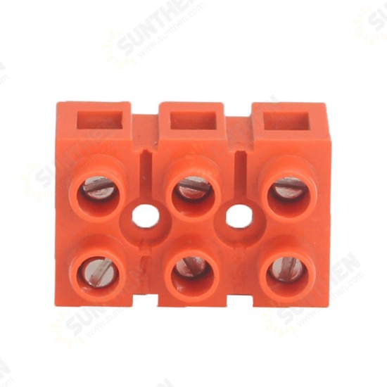 600V 36A H2519-3 3 Bits 6 Pin Terminal Block Base Type Screw-fixed Terminal