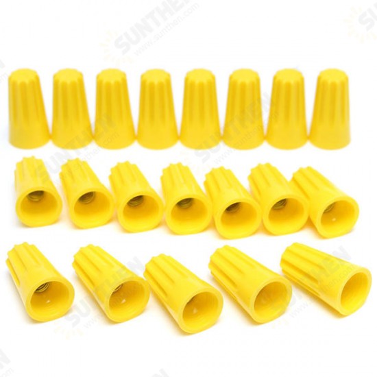 70Pcs Electrical Wire Twist Nut Connector Terminals Cap Spring Insert Assortment