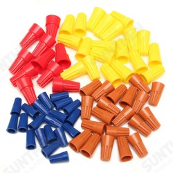 70Pcs Electrical Wire Twist Nut Connector Terminals Cap Spring Insert Assortment