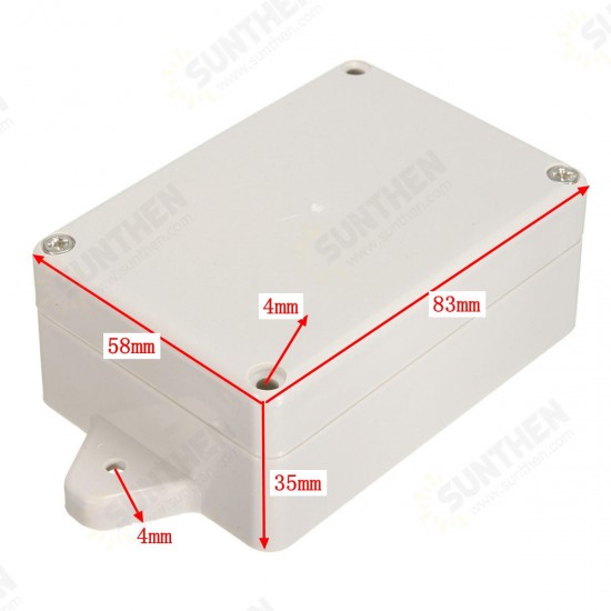 83x58x35mm Plastic Electronic Project Cover Box Waterproof Enclosure Case Kit 83x58x35mm Plastic Electronic Project Cover Box Waterproof Enclosure Case Kit