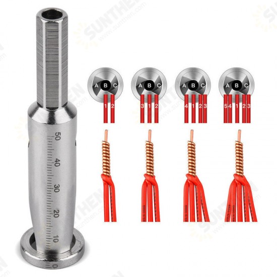 Cable Connector Terminal Strip Wire Twisting Tool Stripper Line for Power Drill Drivers