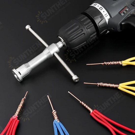 Cable Connector Terminal Strip Wire Twisting Tool Stripper Line for Power Drill Drivers Cable Connector Terminal Strip Wire Twisting Tool Stripper Line for Power Drill Drivers