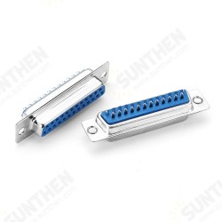 DB25 25pin 2 Row Serial Connector Parallel Port plug Female Port Socket Adapter Connector