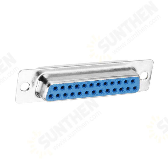 DB25 25pin 2 Row Serial Connector Parallel Port plug Female Port Socket Adapter Connector