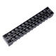 Dual 12 Position 15A 600V Screw Terminal Strip Covered Barrier Block