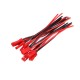 20pcs 2 Pins JST Male Connector Plug Cable Wire Line 110mm 22AWG