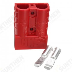 50A 8AWG Battery Quick Connector Plug Connect Terminal Disconnect Winch Trailer Red