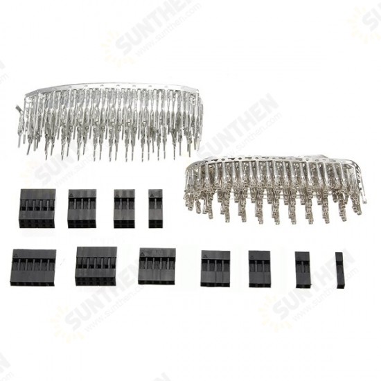 TC10 620pcs Wire Jumper Pin Header Connector Housing Kit For Dupont and Crimp Pins TC10 620pcs Wire Jumper Pin Header Connector Housing Kit For Dupont and Crimp Pins