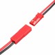 10 Pairs 2 Pins JST Male & Female Connectors Plug Cable Wire Line 110mm Red
